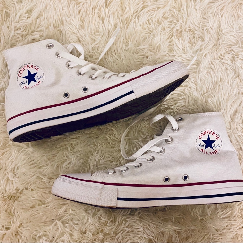 White High Top Converse